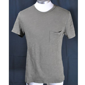 Rag & Bone Khaki Green Crew Neck T-Shirt - S